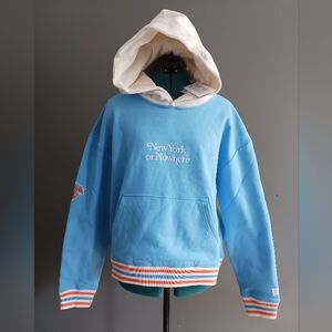 NWT NYON KNICKS blue Hoodie Size L